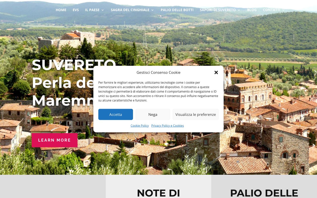 Anteprima sito Ente Valorizzazione Suvereto